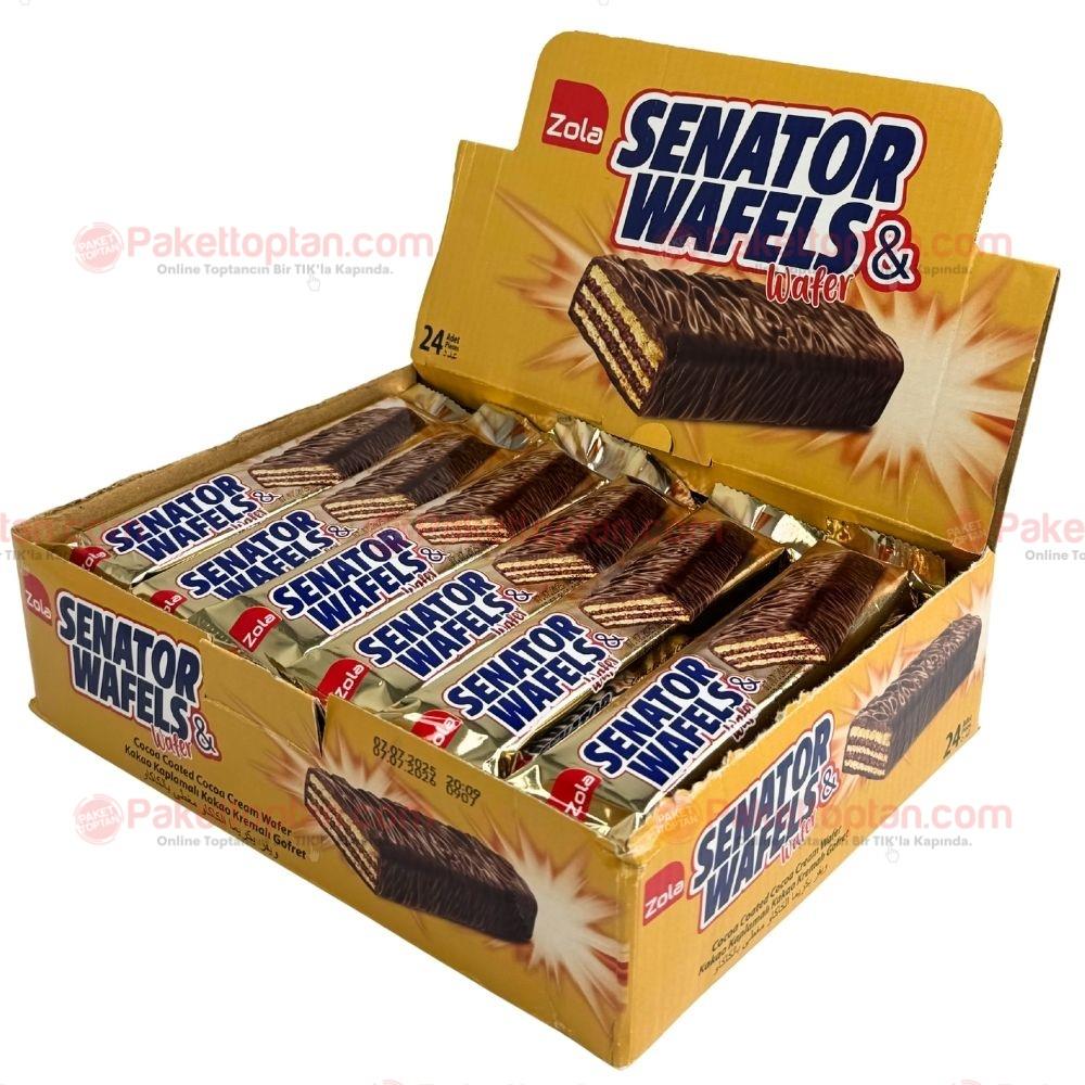Senator Wafels Kakao Kaplamalı Gofret 20 Gr x24 lü Paket