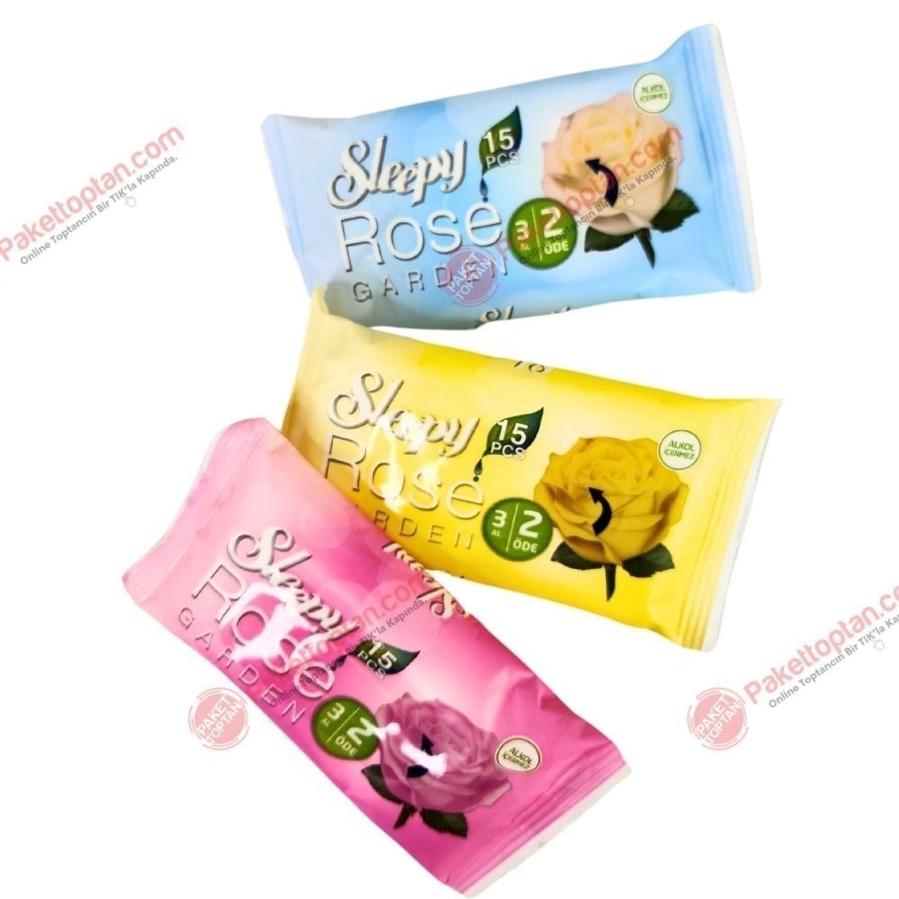 Sleepy 15 li Cep Islak Mendil (Karma) x72 li Paket