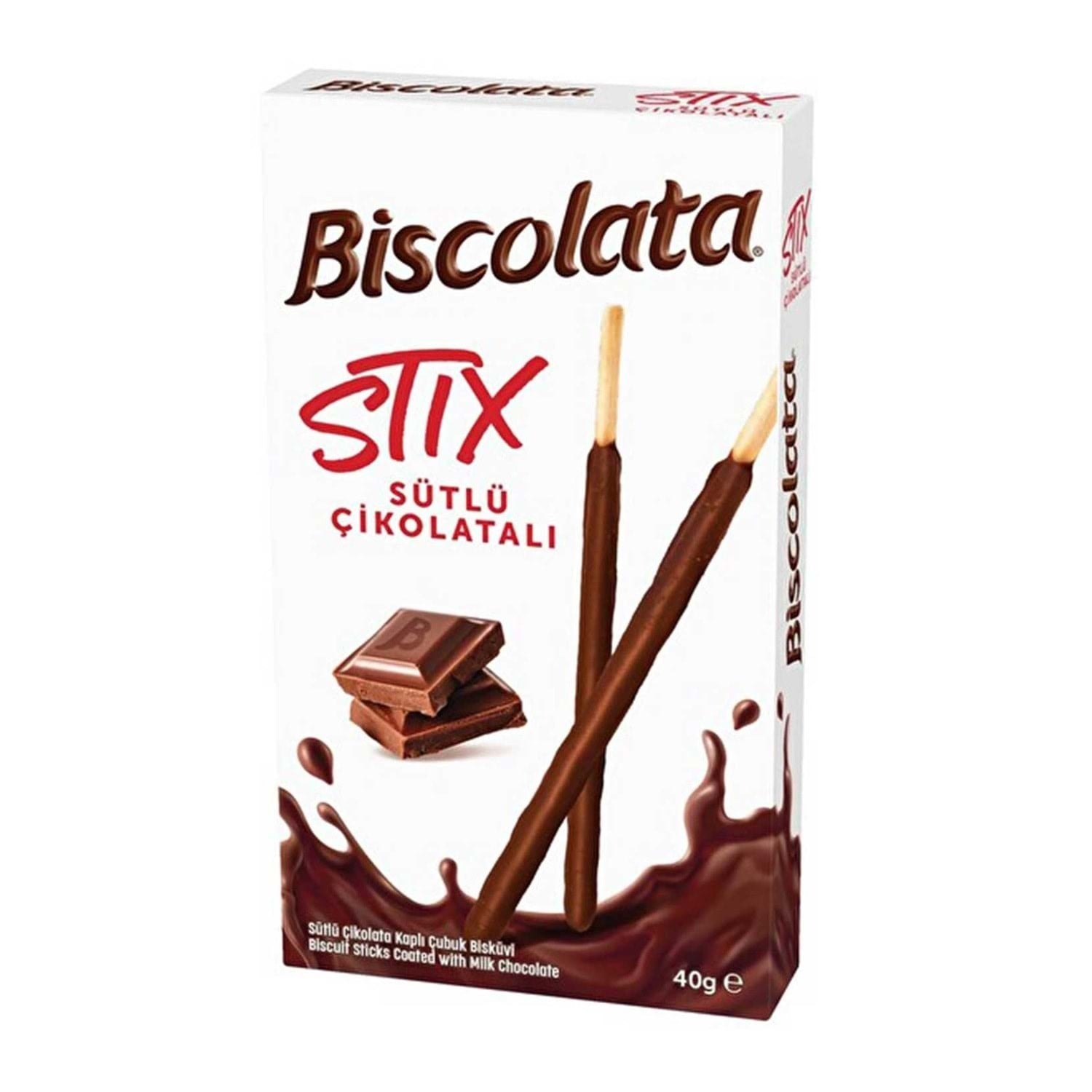 Şölen Biscolata Stix 27,5 Gr Sütlü Çikolata x16 lı Paket