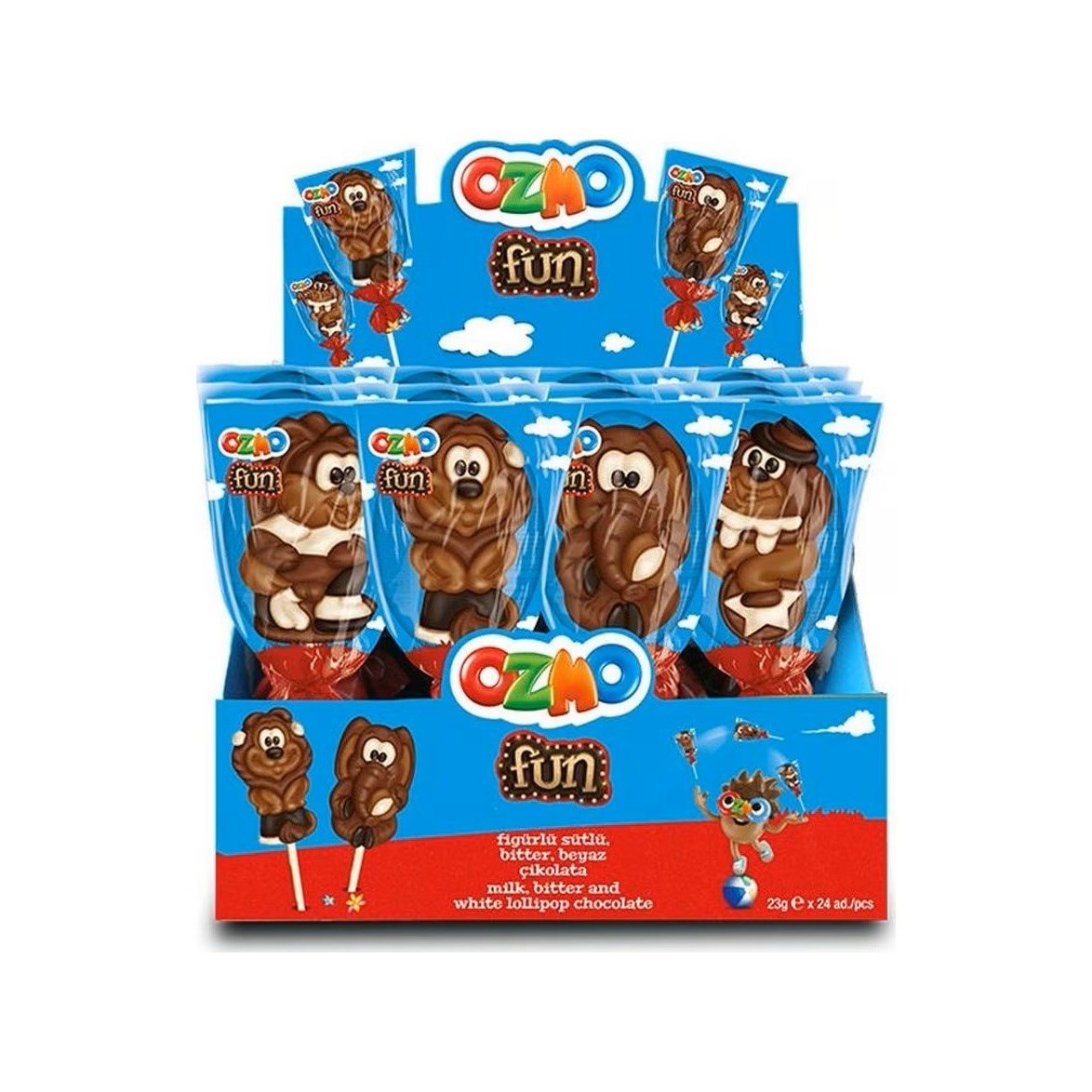 Şölen Ozmo Fun Çikolata 24 Gr Hayvanlar Serisi x24 lü Paket