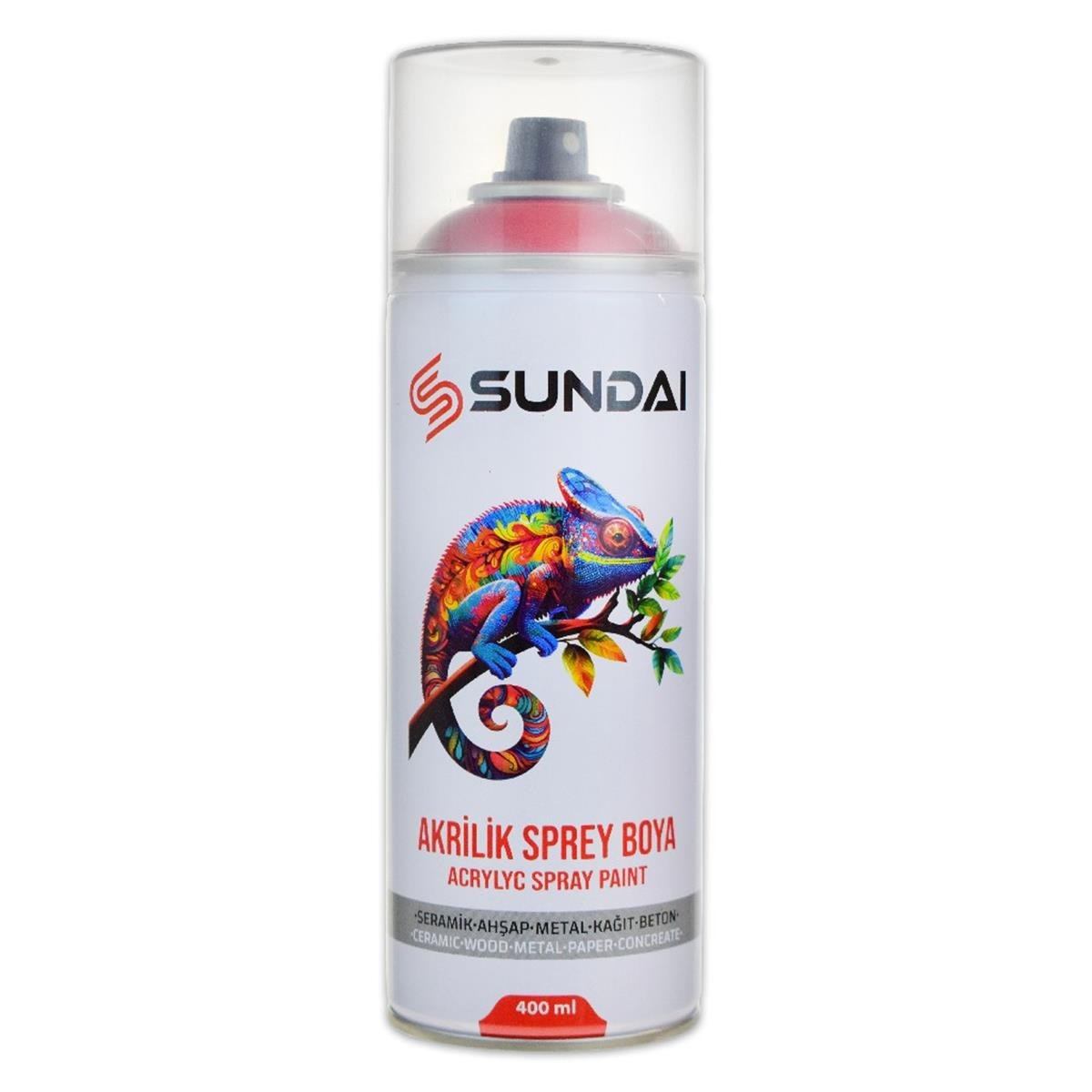 Sundai Akrilik Sprey Boya 400 Ml Trafik Kırmızı