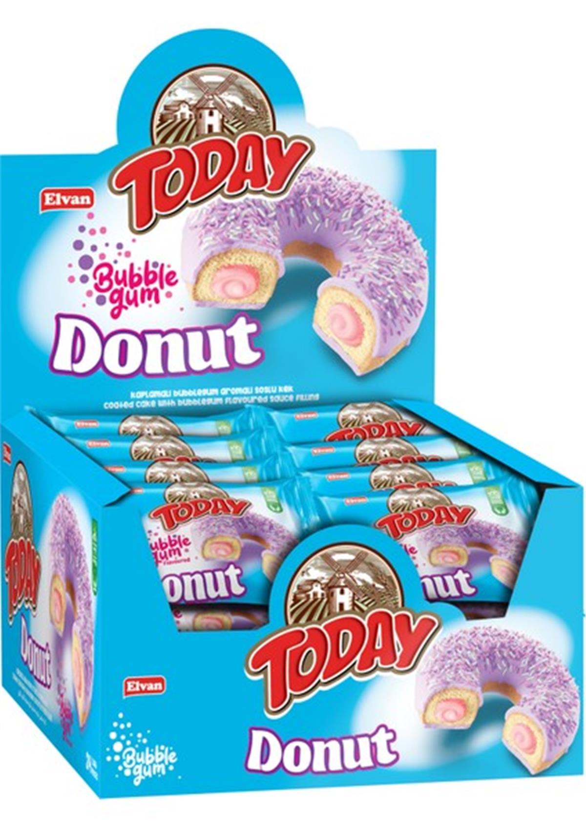 Today Donut Kek Bubble Gum Aromalı 35 Gr 