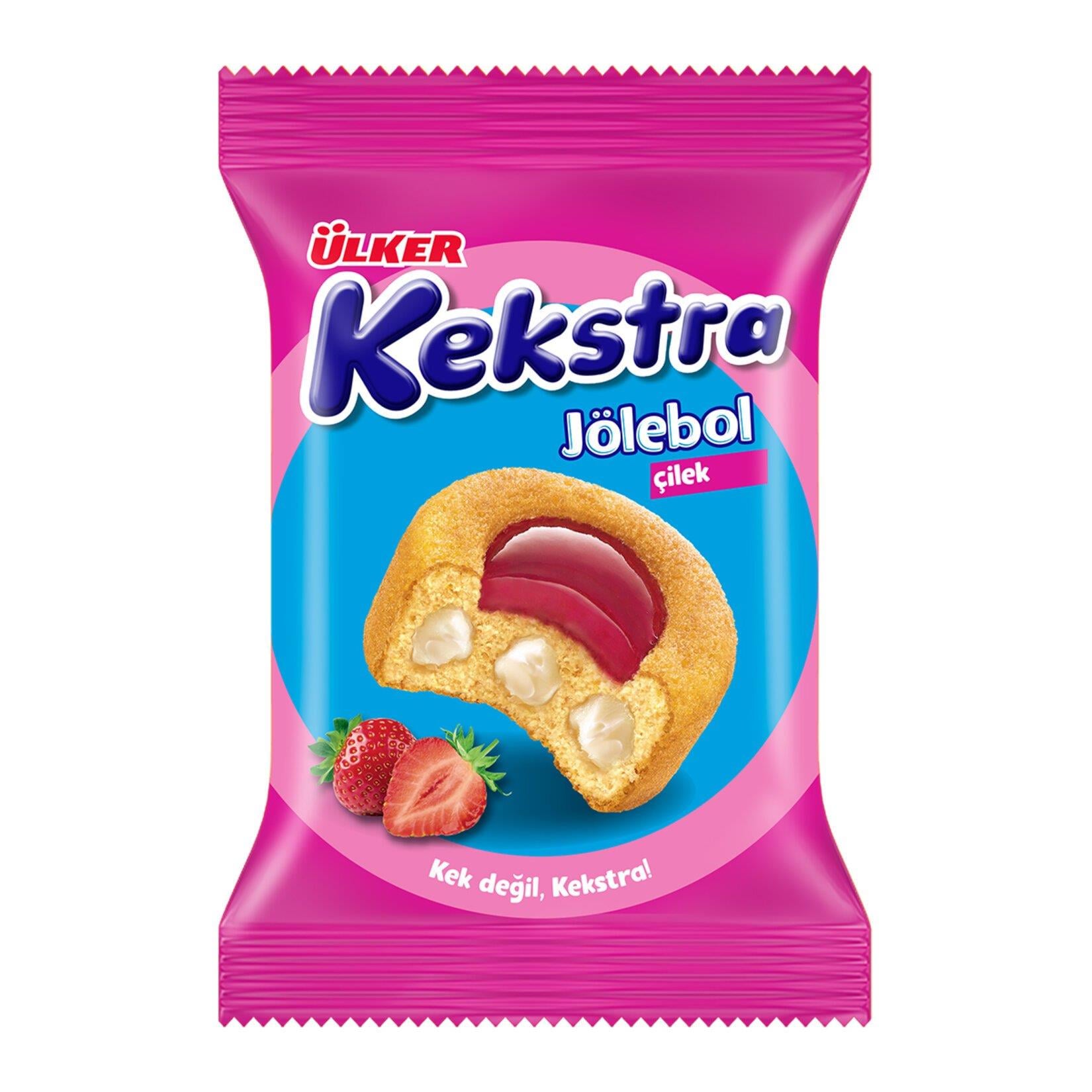 Ülker Kekstra Jölebol Çilekli 40 Gr x24 lü Koli