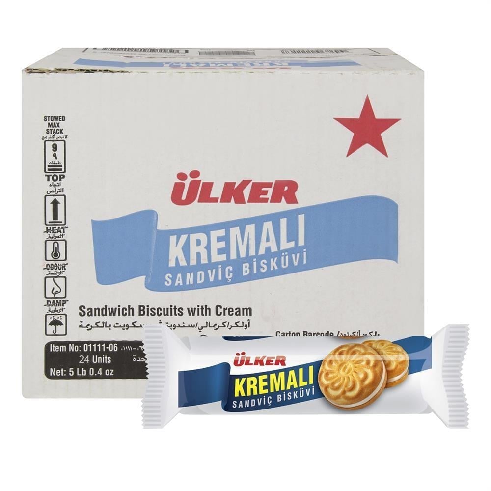 Ülker Kremalı Bisküvi Sade 61 gr x24 lü Koli