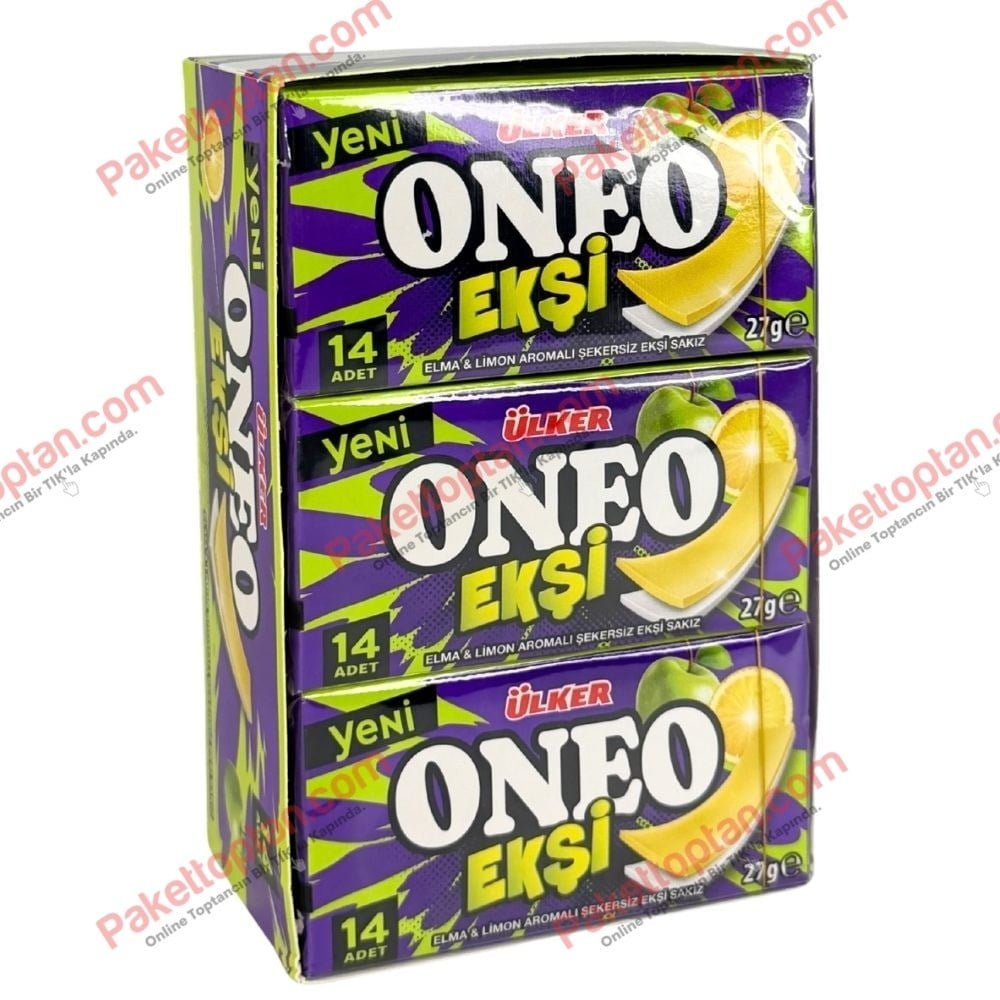 Ülker Oneo 27 Gr Ekşi Elma ve Limon x18 li Paket