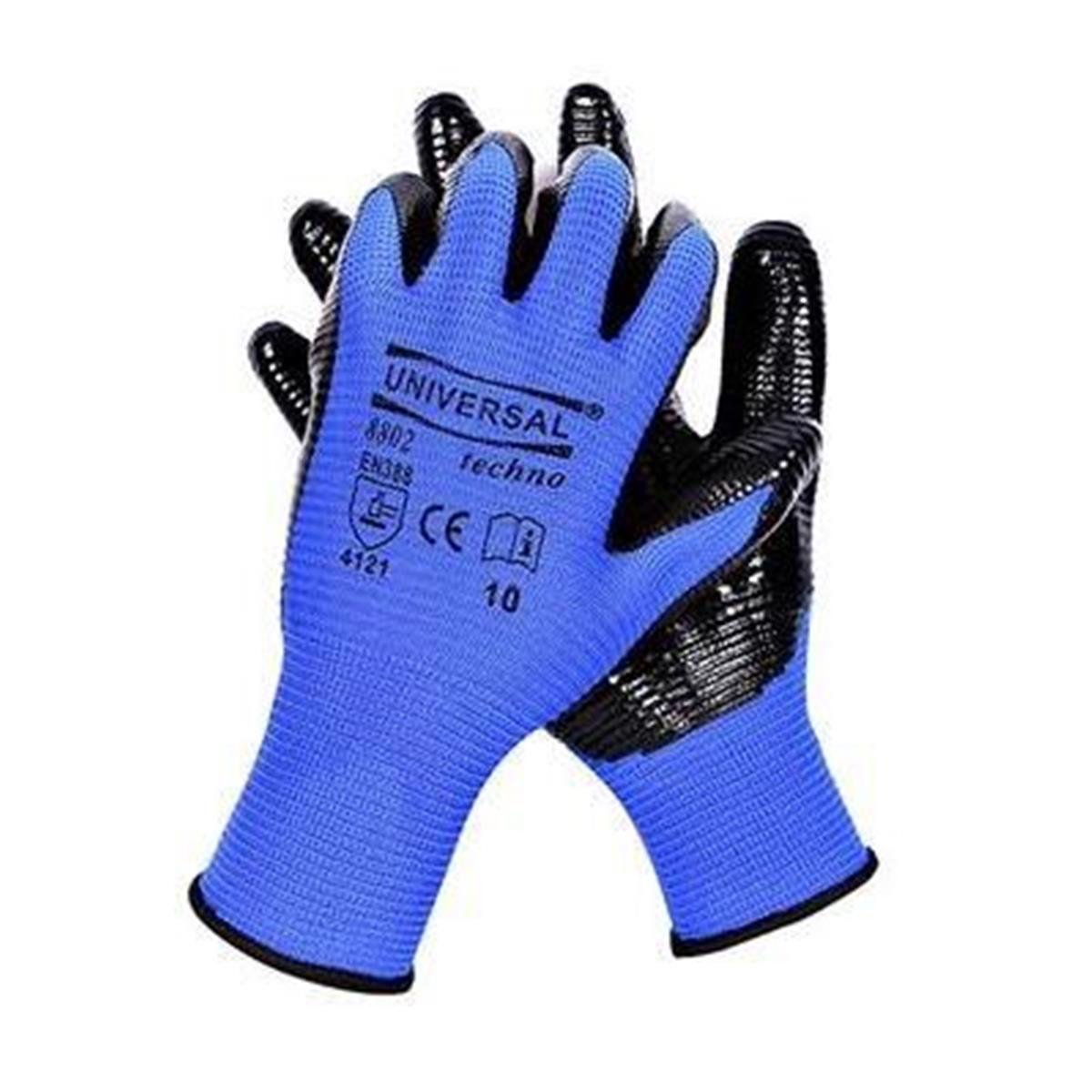 Universal 8802-B No:9 Lacivert İş Eldiveni 