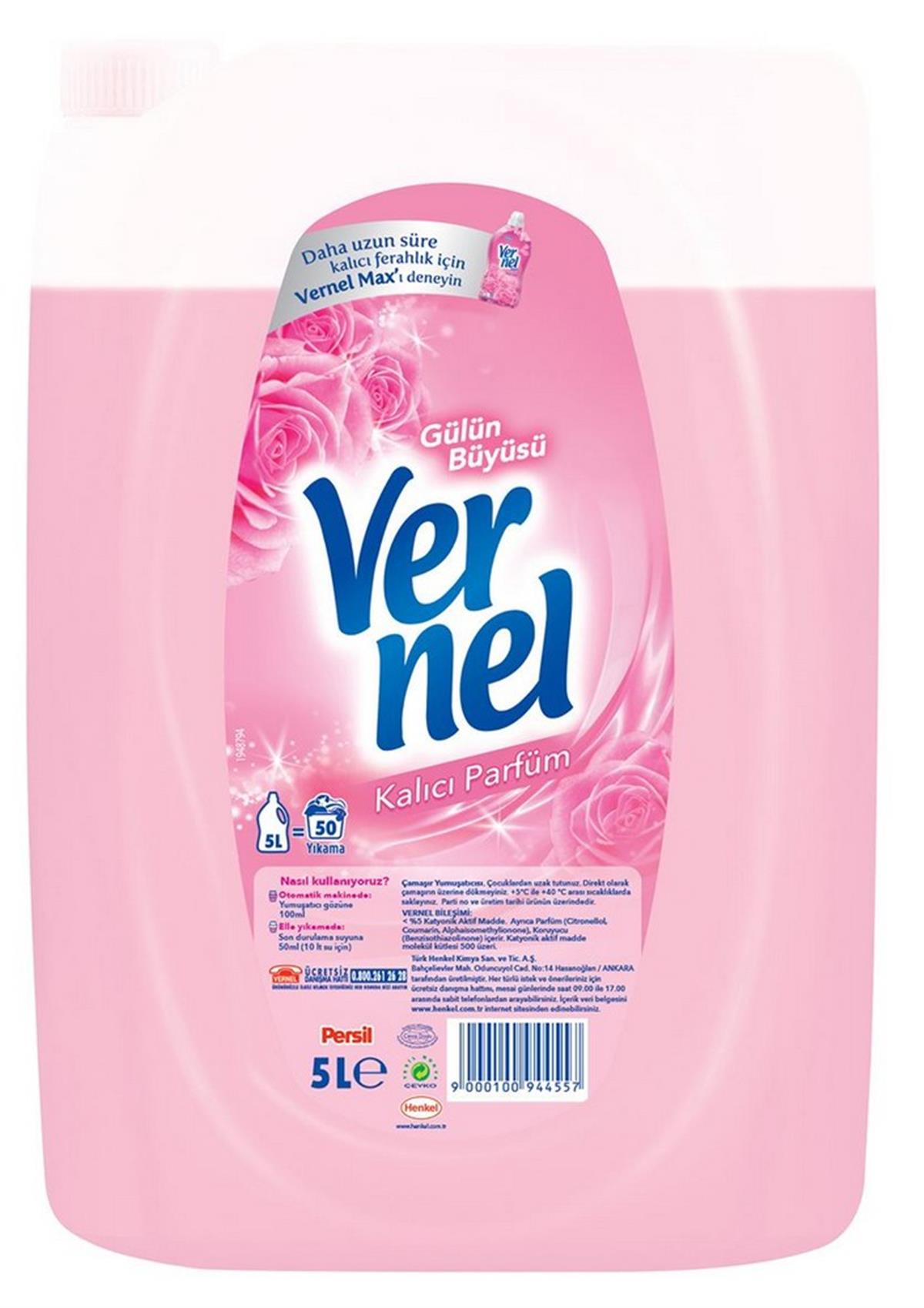 Vernel 5 lt Yumuşatıcı Gülün Büyüsü