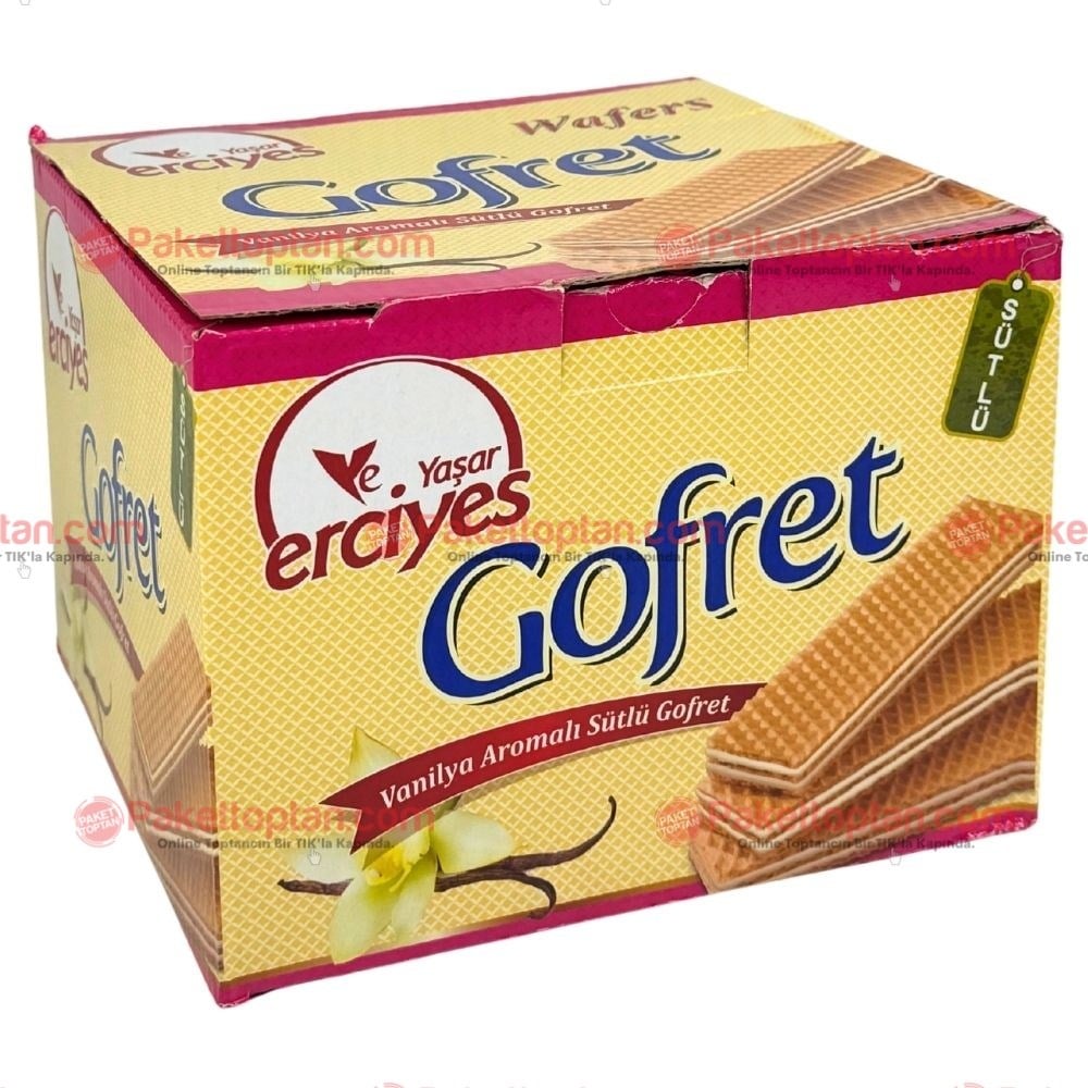 Yaşar Erciyes 880 gr Vanilyalı Gofret  x4 lü Koli