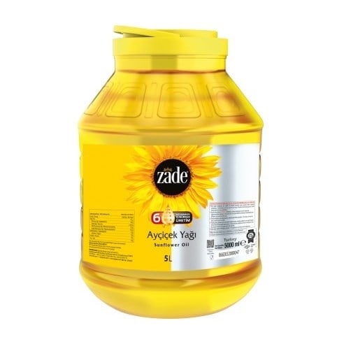 Zade Ayçiçek Yağı 5 lt Pet x4 lü Koli