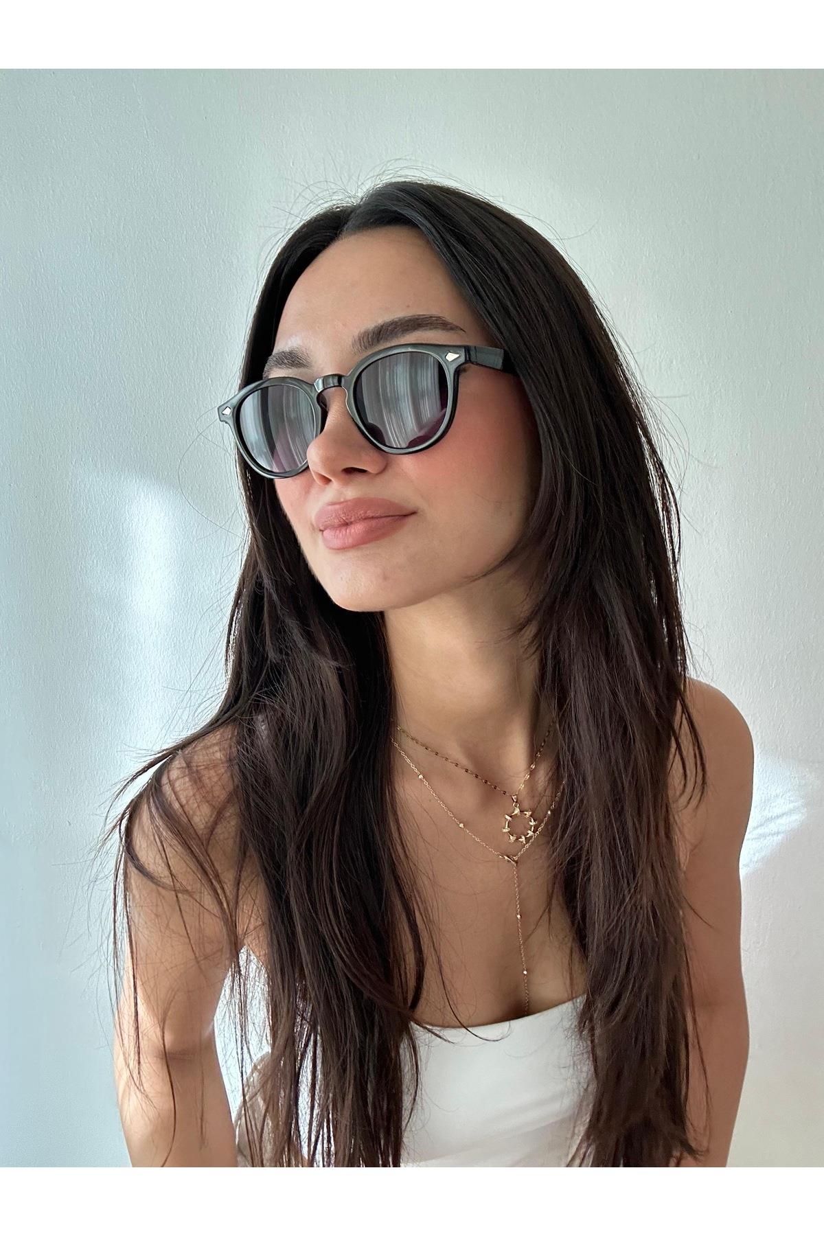 Erba Siyah Unisex Güneş Gözlüğü Trend Klasik Model Kadın Erkek Gözlük Uv400 Tam Koruma