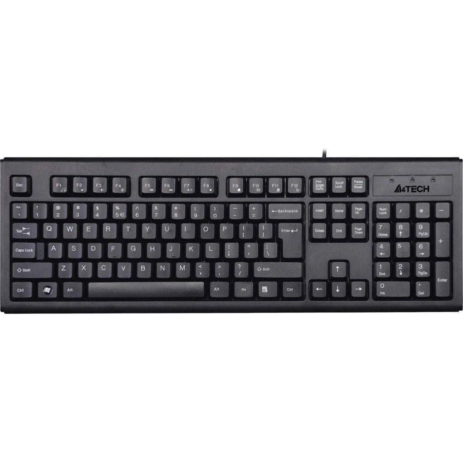 A4 Tech Km-720 Multimedya Q Klavye Usb Siyah