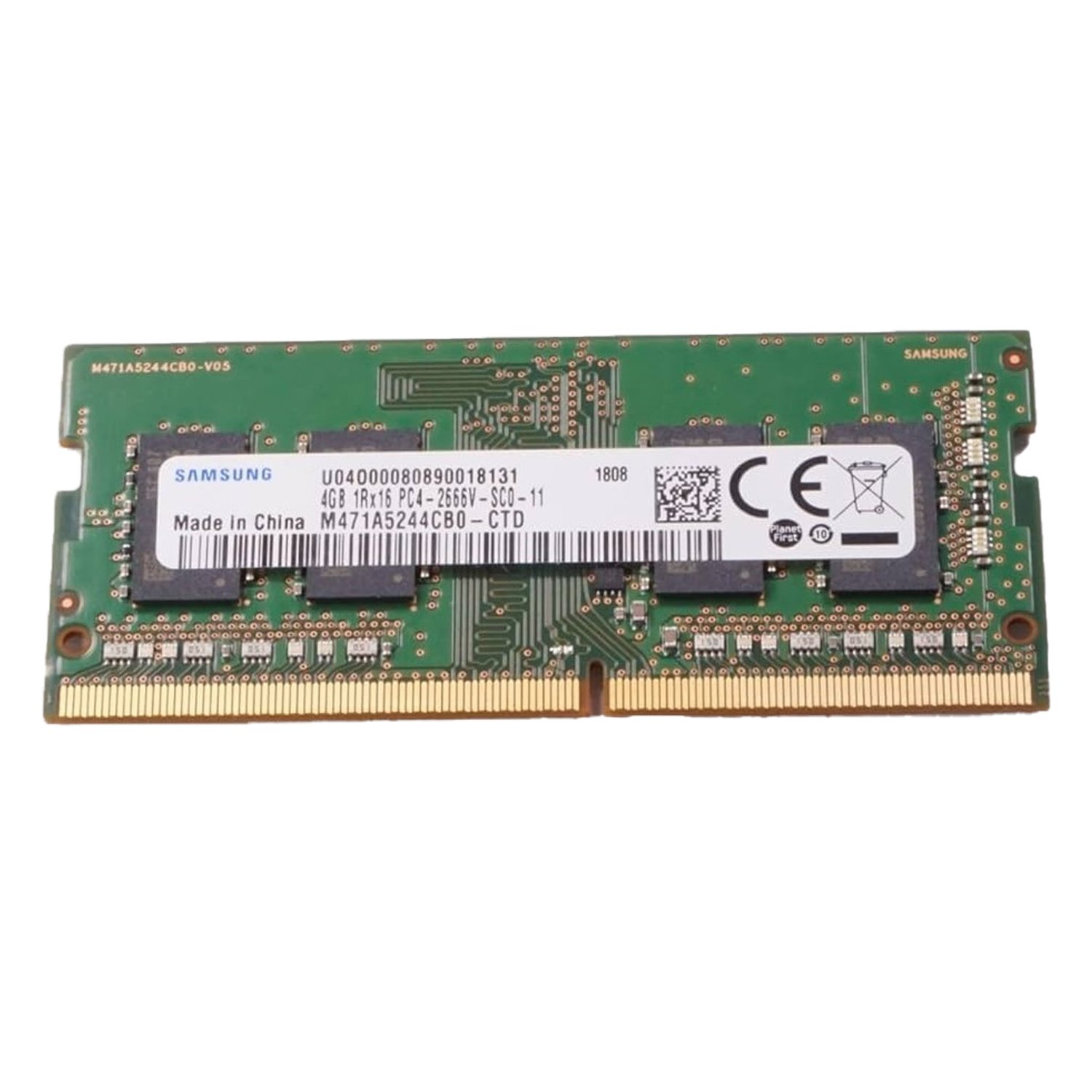 Samsung 4GB 2666 MHz DDR4 Notebook Ram M471A5244CB0-CTD - OEM