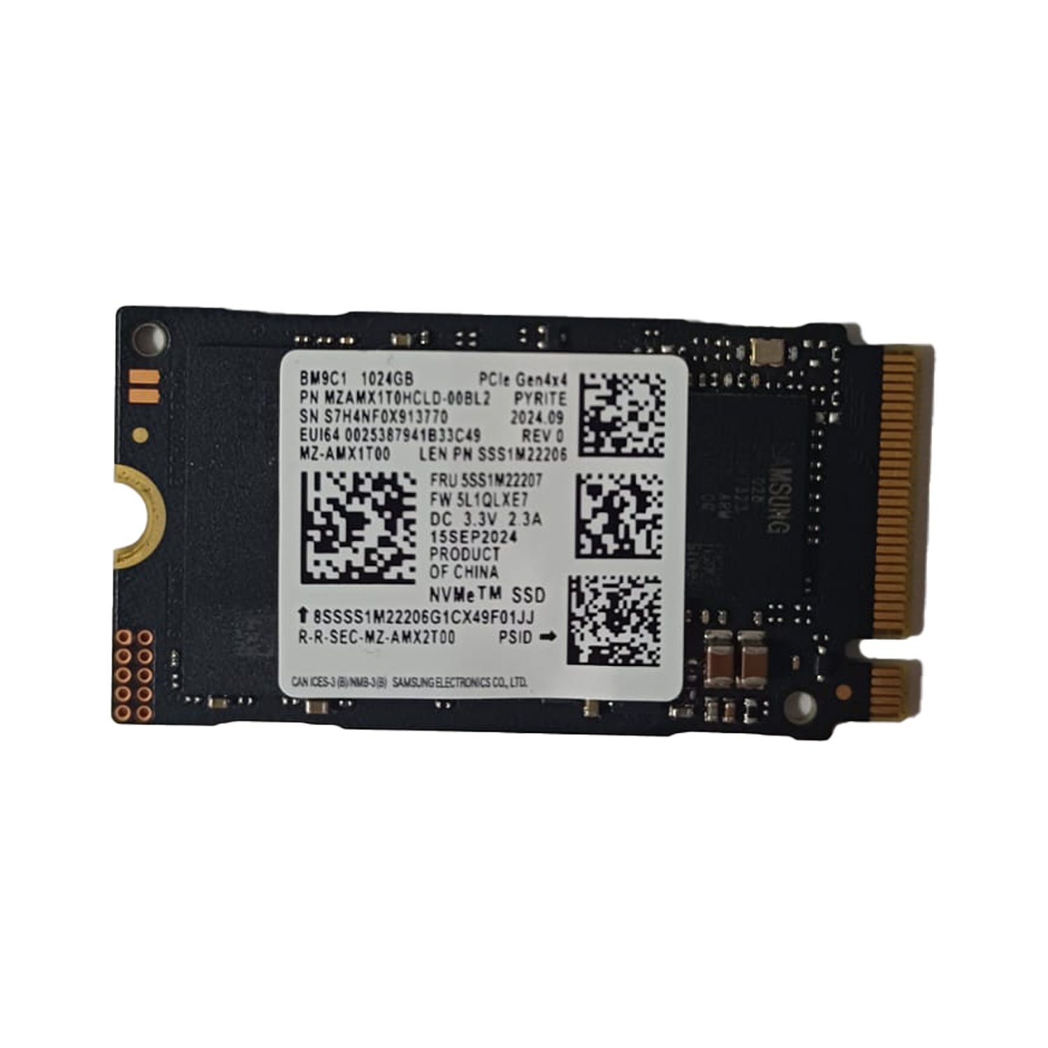 Samsung BM9C1 1TB 2242 M.2 NVMe SSD - OEM [KUTUSUZ]