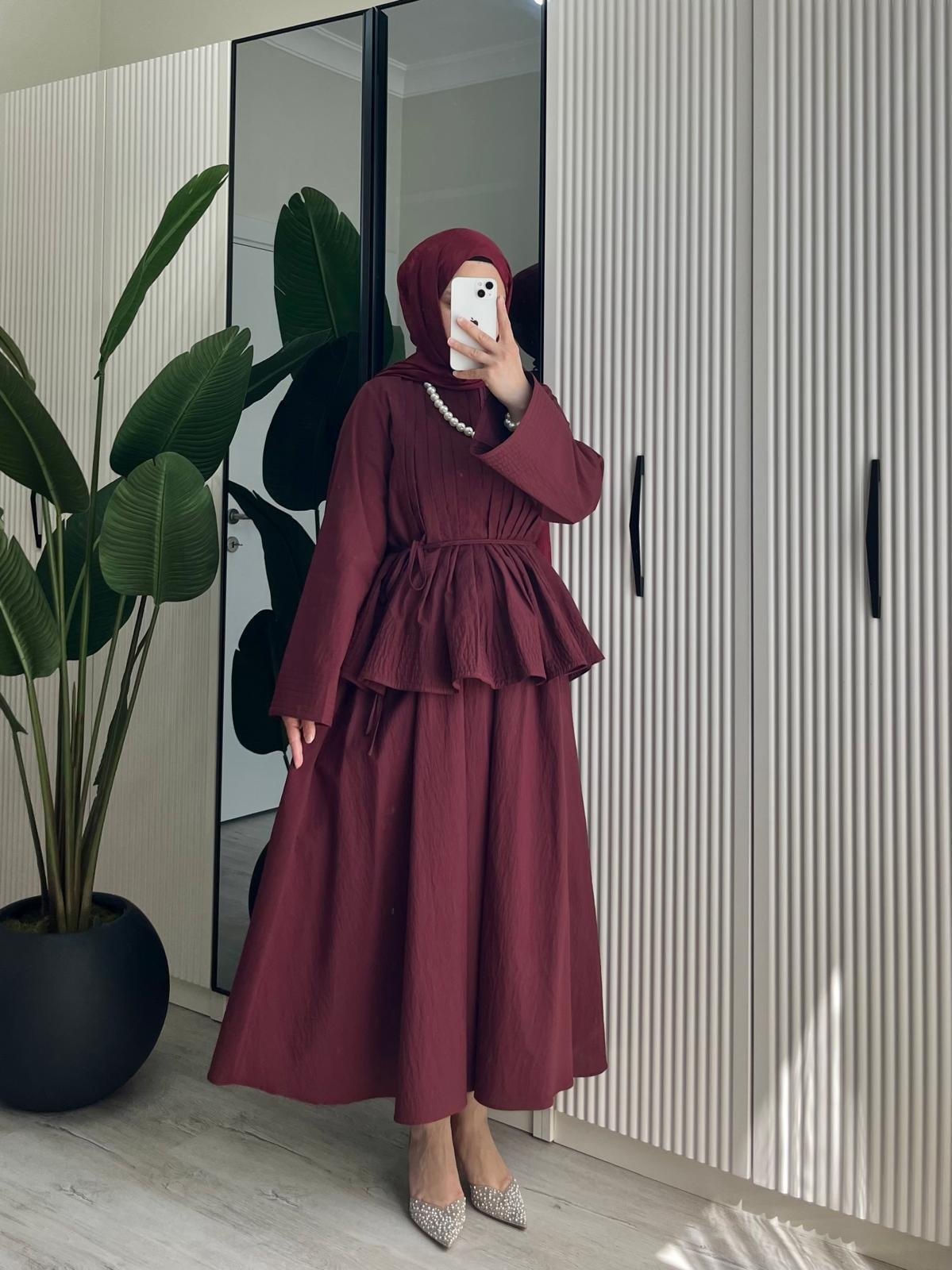 İzella Premium Takım / Bordo