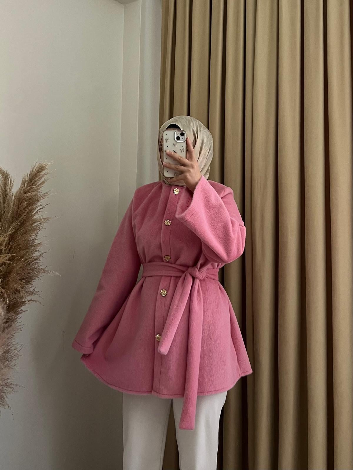 PEMBE ANGORA KABAN