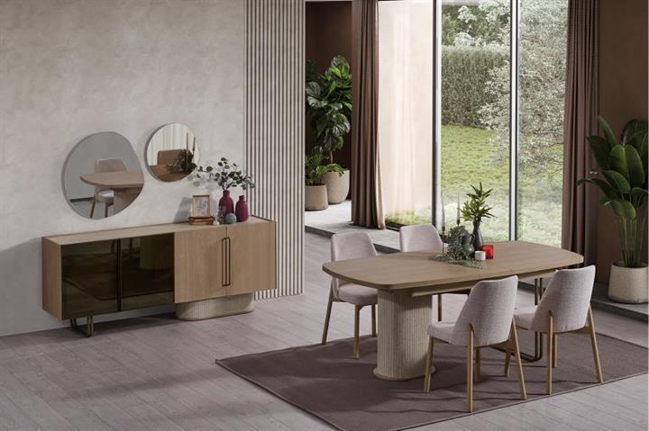 Dekorbizden Tual Yemek Odası Takımı