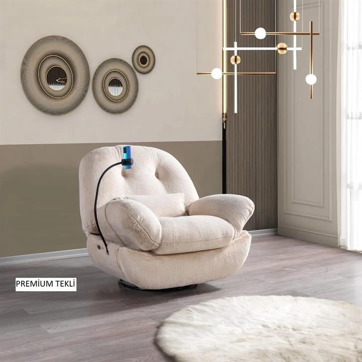 Premium Sallanan Baba Koltuğu Tavşan Tüyü