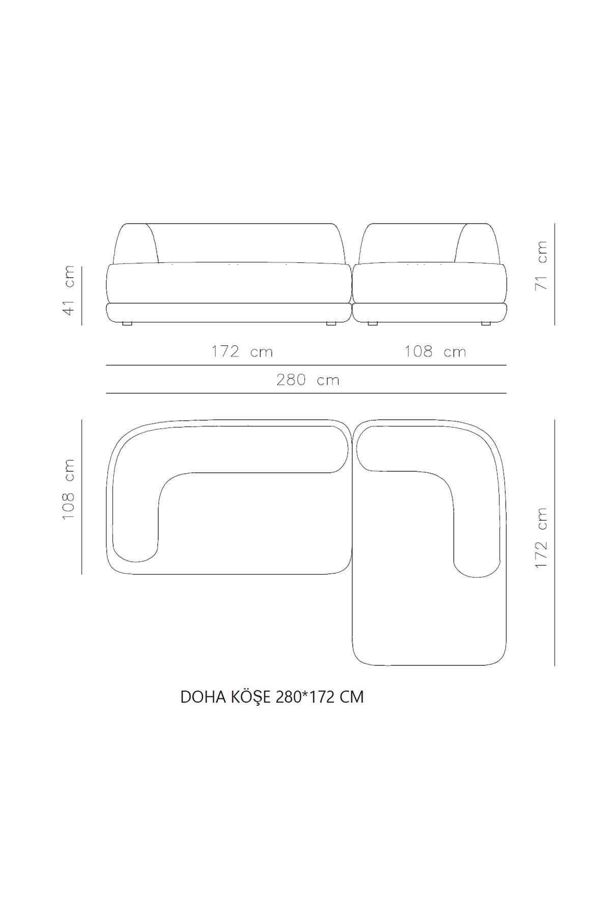 Doha Köşe Koltuk Maxi