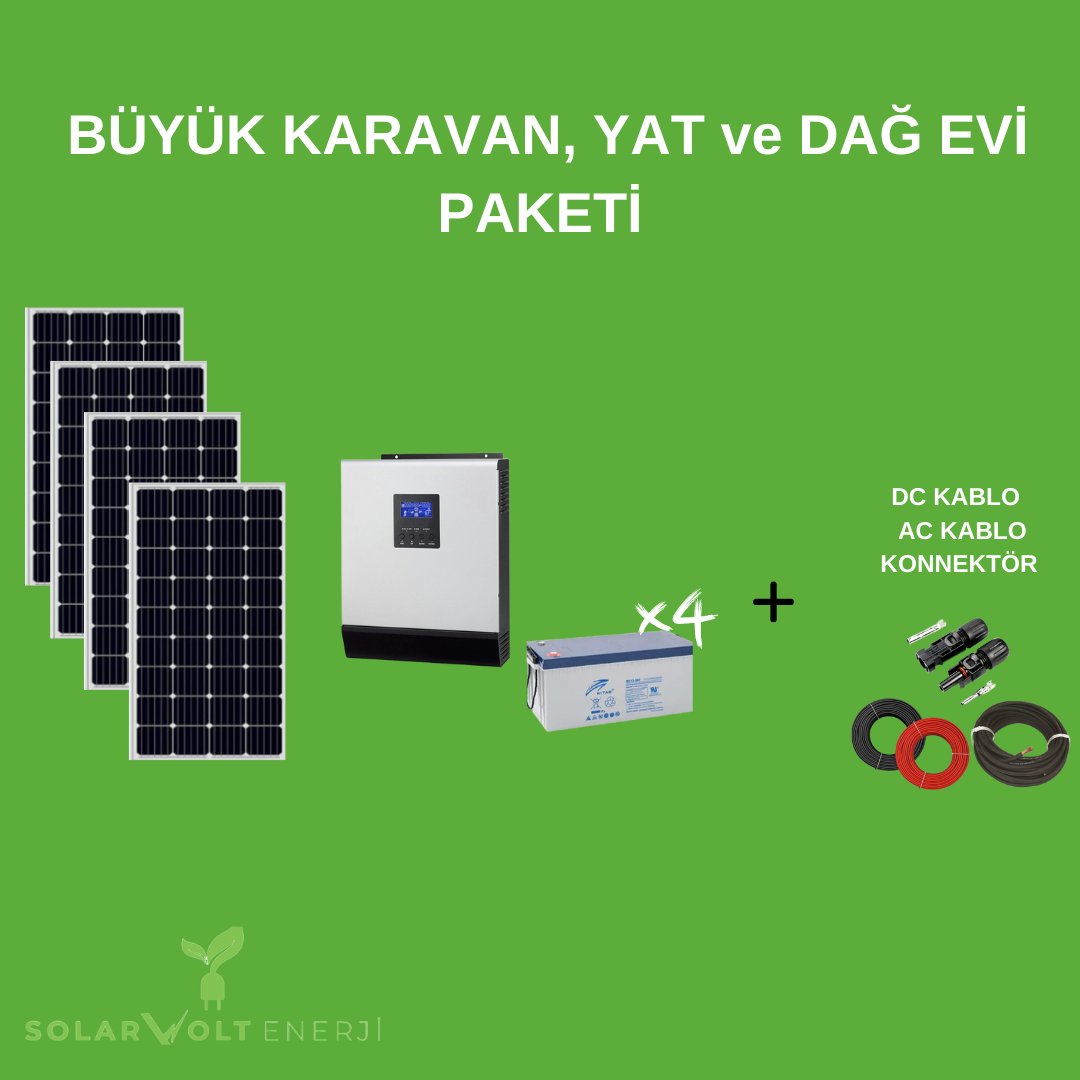  BÜYÜK KARAVAN, YAT ve DAĞ EVİ PAKETİ