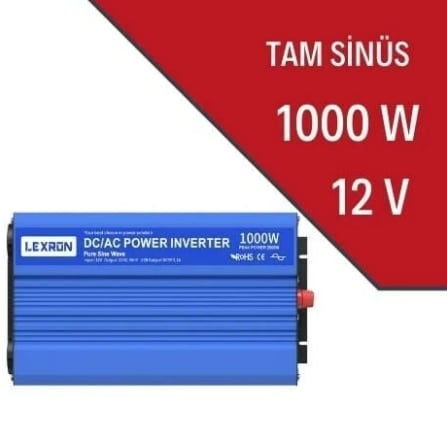 LEXRON 1000W-12V TAM SİNÜS İNVERTER