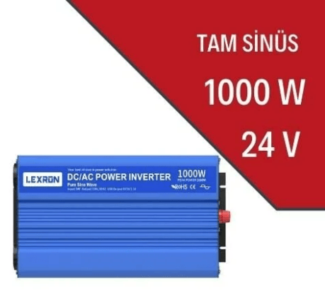 LEXRON 1000W-24V TAM SİNÜS İNVERTER