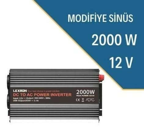 LEXRON 2000W-12V MODİFİYE SİNÜS İNVERTER