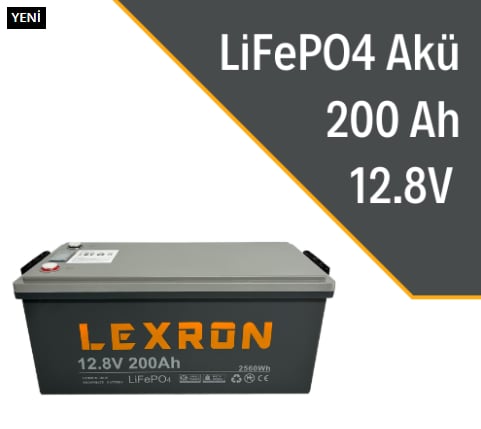 LEXRON 200AH 12.8V LİTYUM AKÜ
