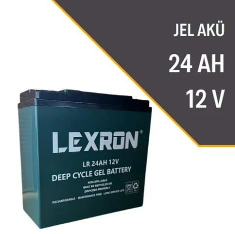 LEXRON 24AH-12V JEL AKÜ