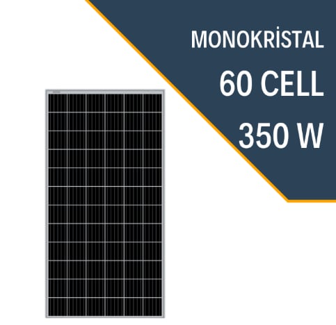 LEXRON 350W MONOKRİSTAL GÜNEŞ PANELİ