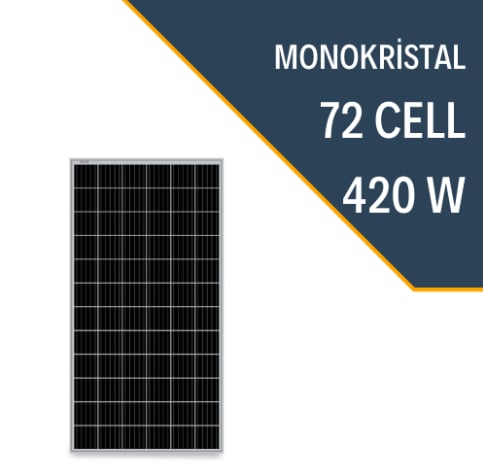 LEXRON 420W MONOKRİSTAL GÜNEŞ PANELİ