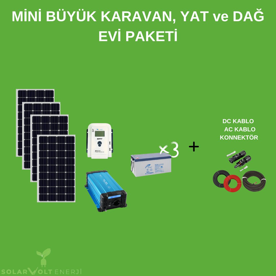 MİNİ BÜYÜK KARAVAN, YAT ve DAĞ EVİ PAKETİ