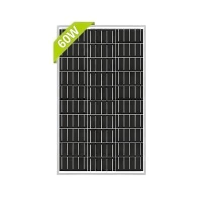 SolarVoltMarket 60W 12V Monokristal Solar Panel