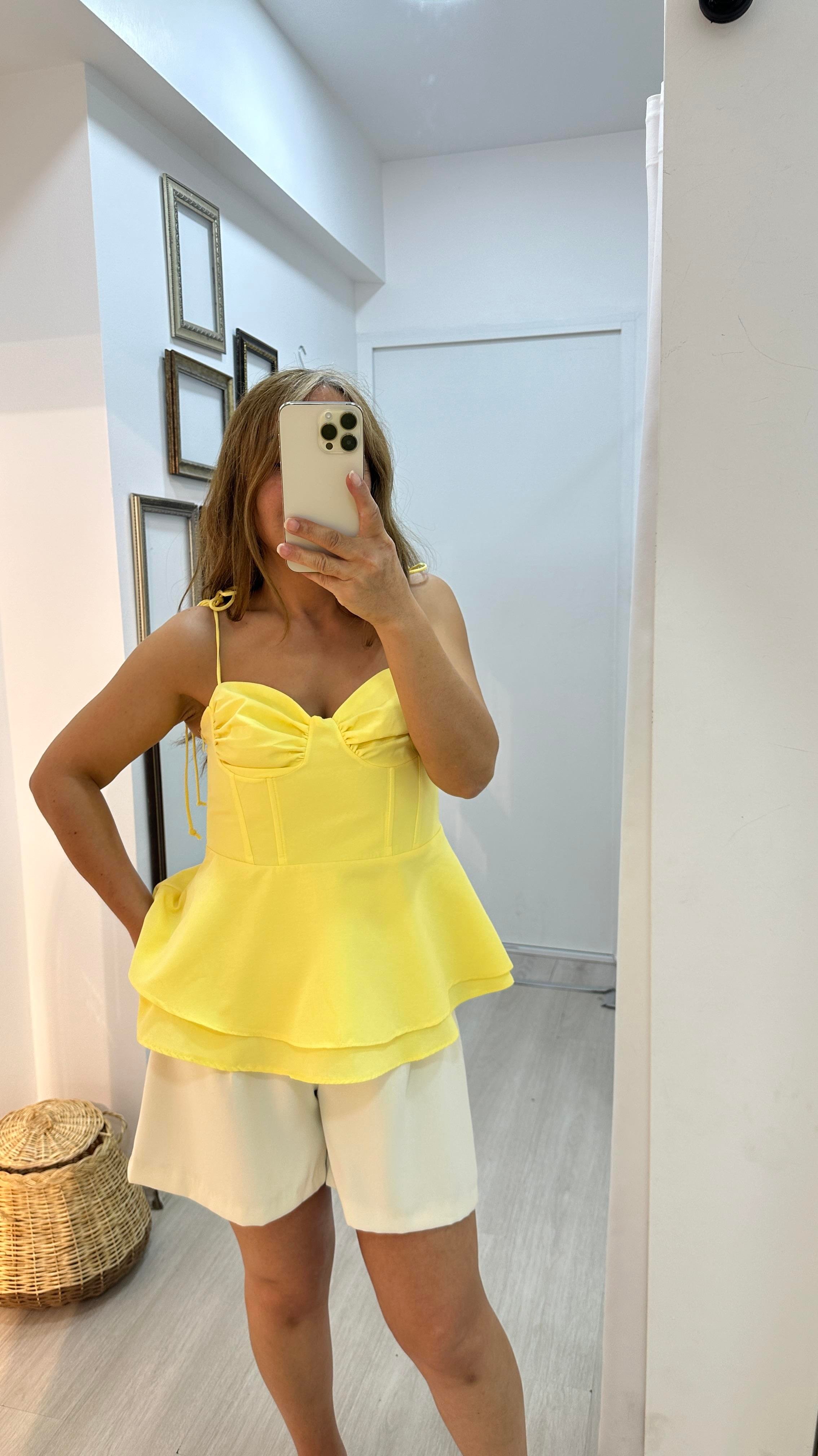 İp Askı Detaylı BluzBluz1B002
