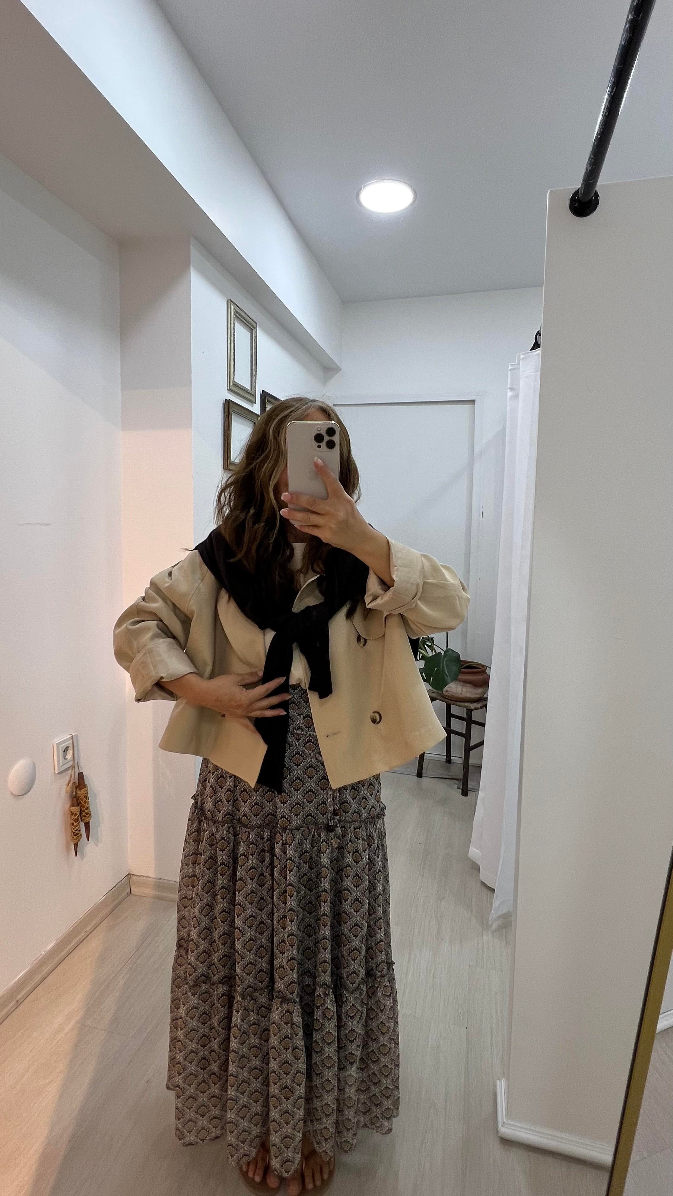 Kısa TrençTrençkot3T04