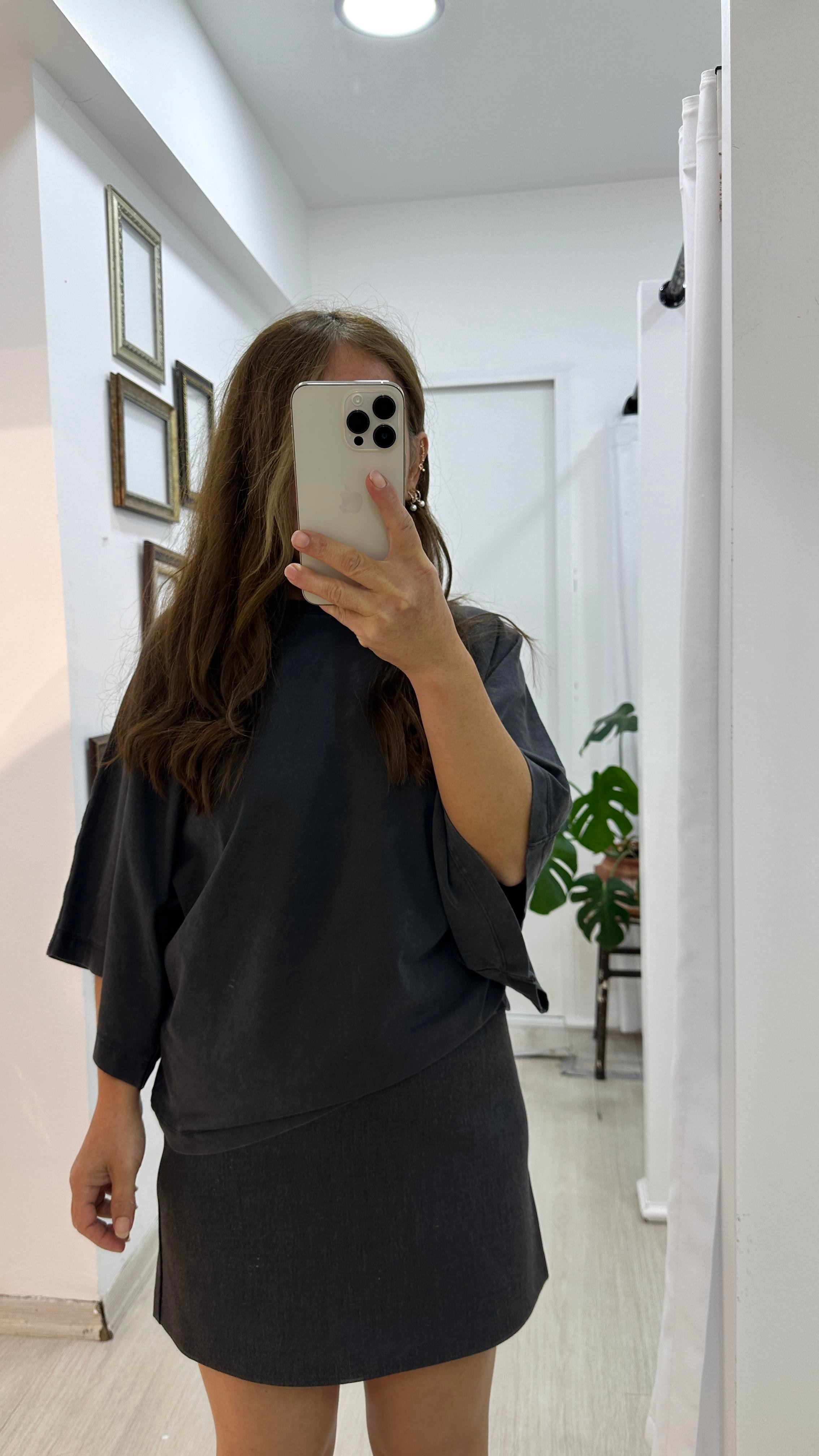 Basıc Tshırt-Koyu AntrasıtT-Shirt2T24
