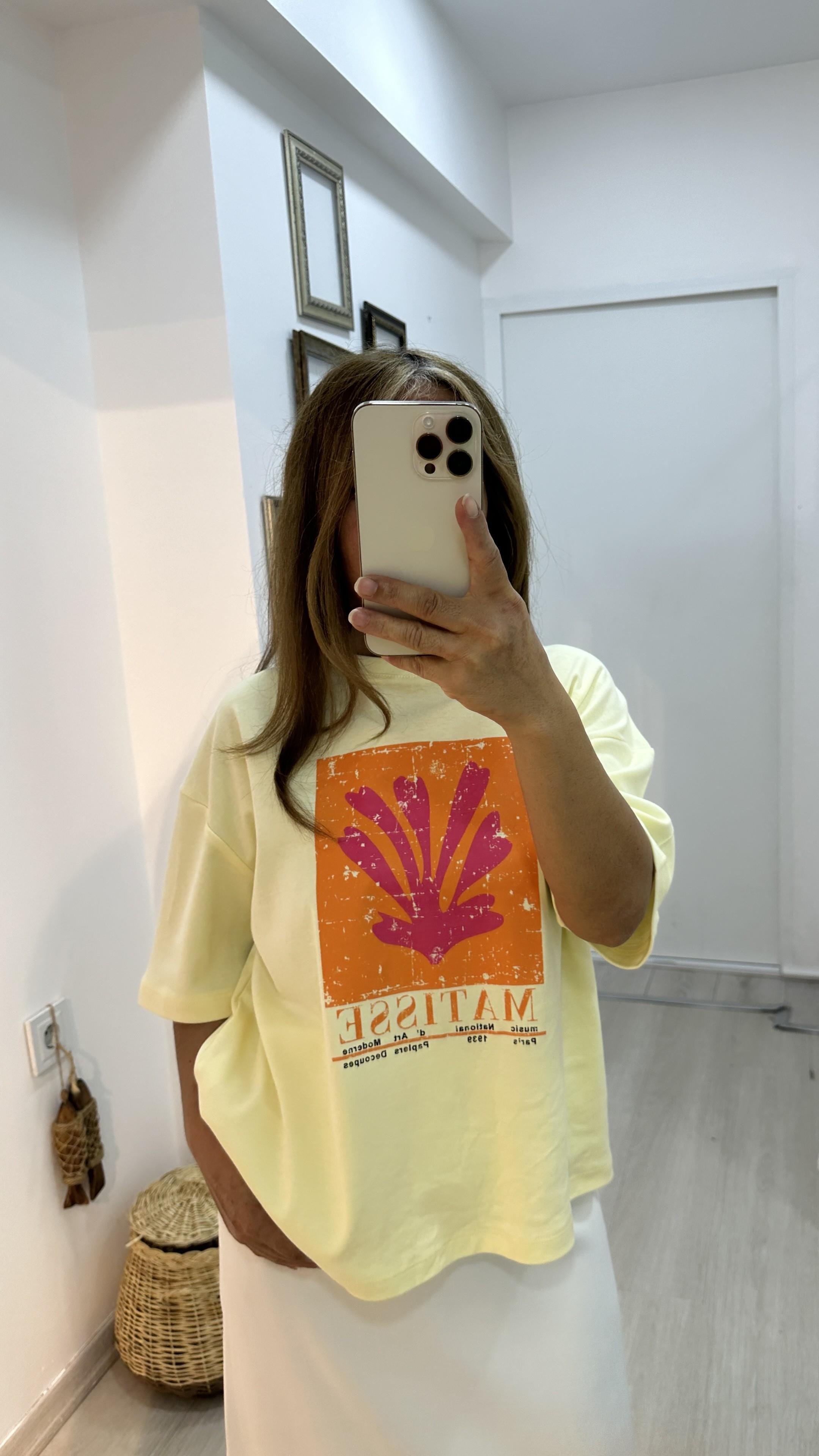 Baskılı Basic TişörtT-Shirt2T021
