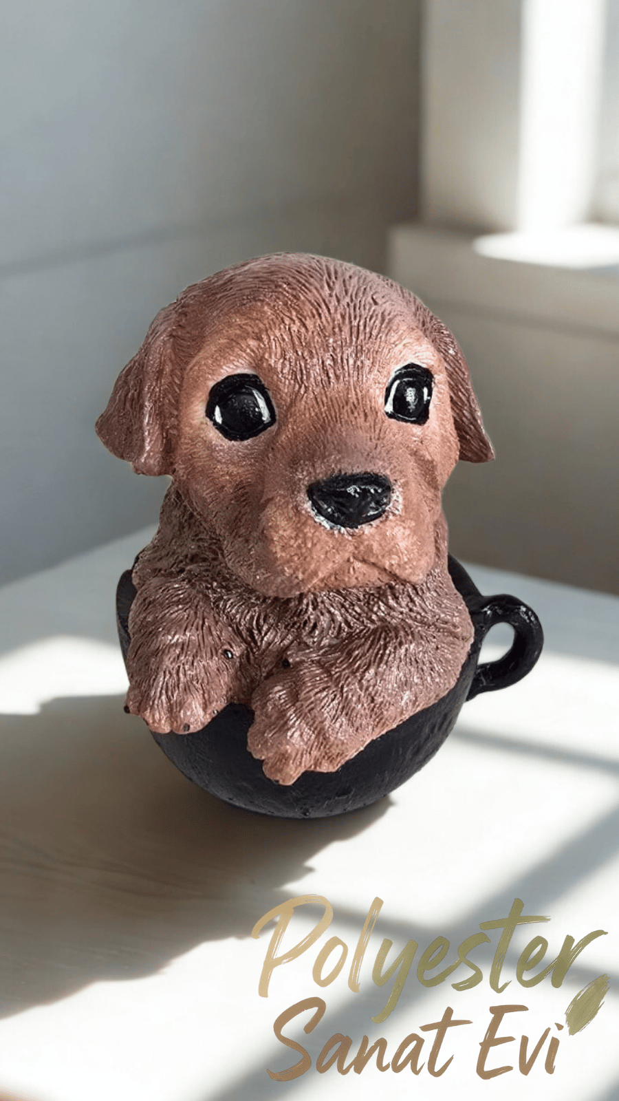 Fincanda Köpek Kahverengi 9cm