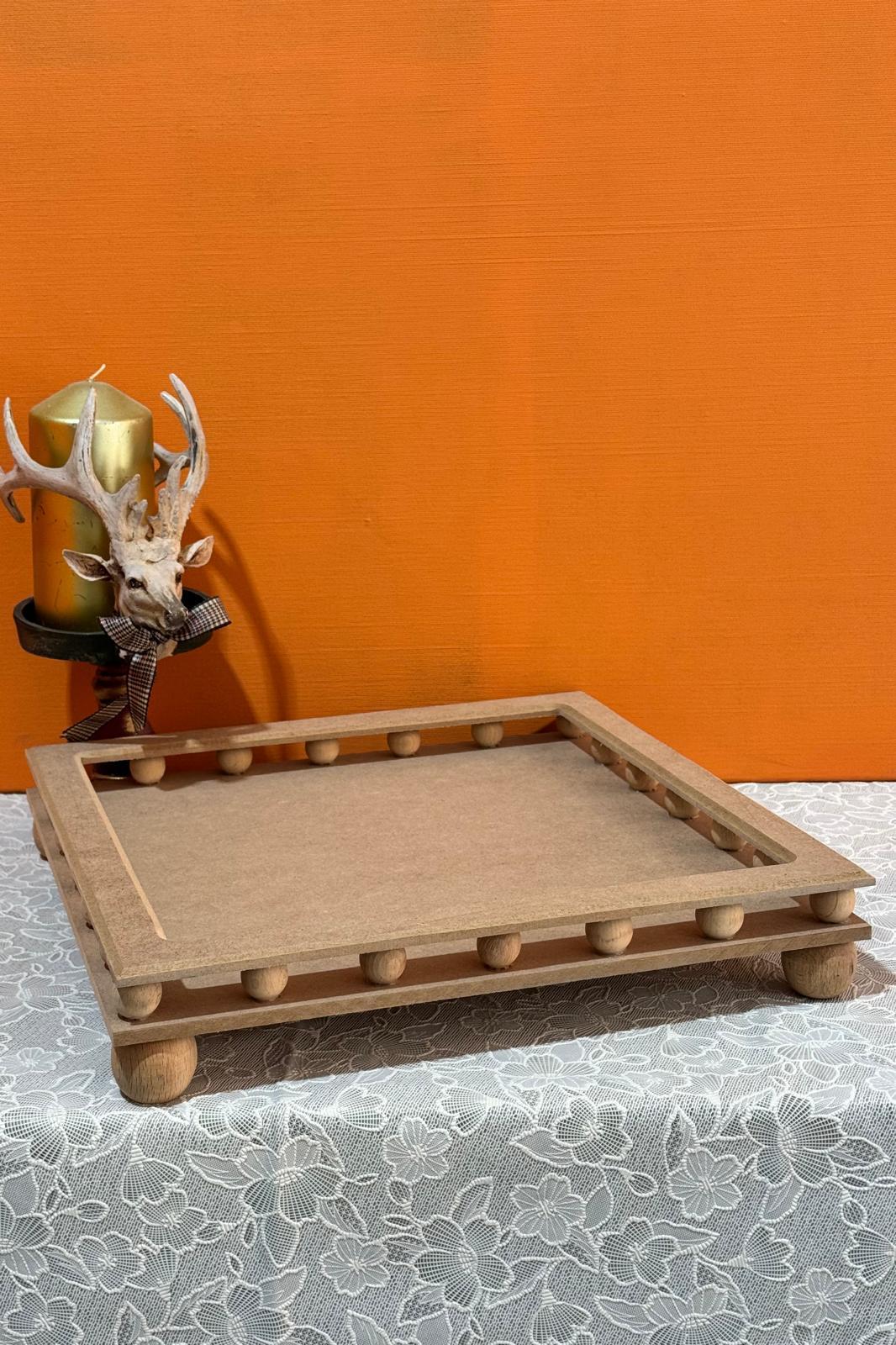 BONCUKLU KARE TEPSİ 33 cm X 33 cm
