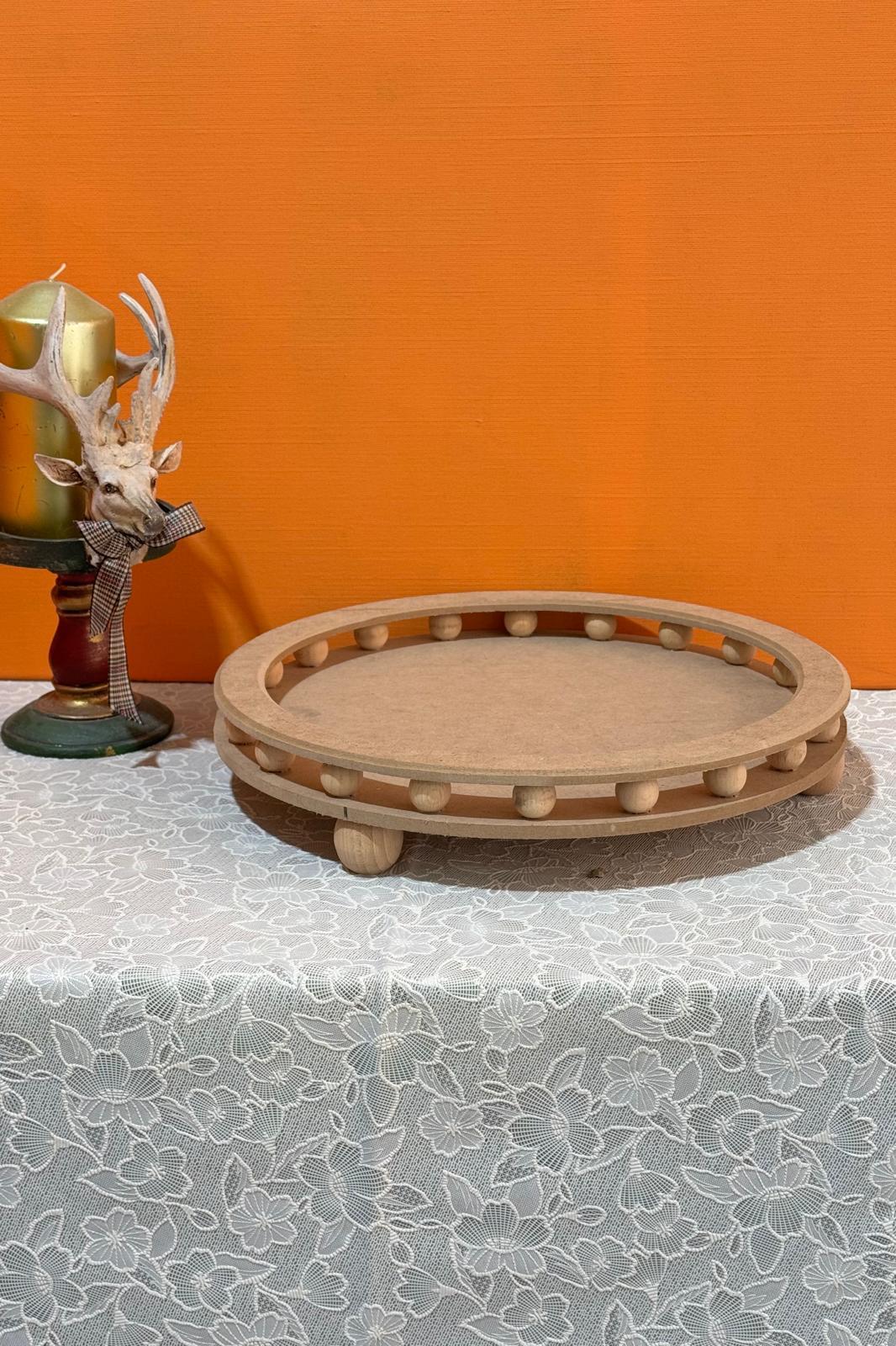 BONCUKLU YUVARLAK TEPSİ 33 CM