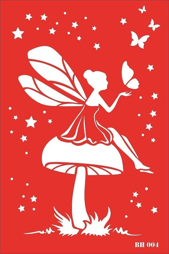 Bostancı Hobi Stencil BH004  30X20