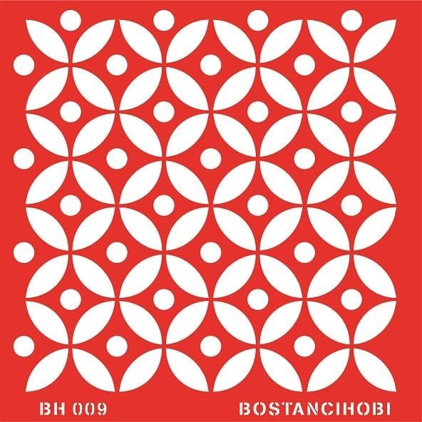 Bostancı Hobi Stencil BH009  33X33
