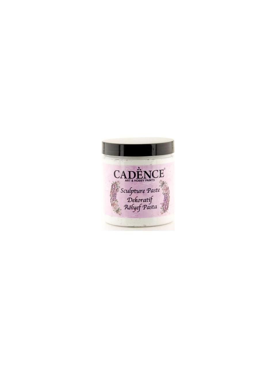 Cadence Sculpture Paste Dekoratif Rölyef Pasta 250 Ml Beyaz 3657