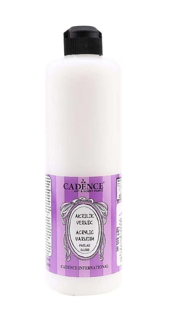 Cadence Su Bazlı Akrilik Vernik (Parlak) 500 ML
