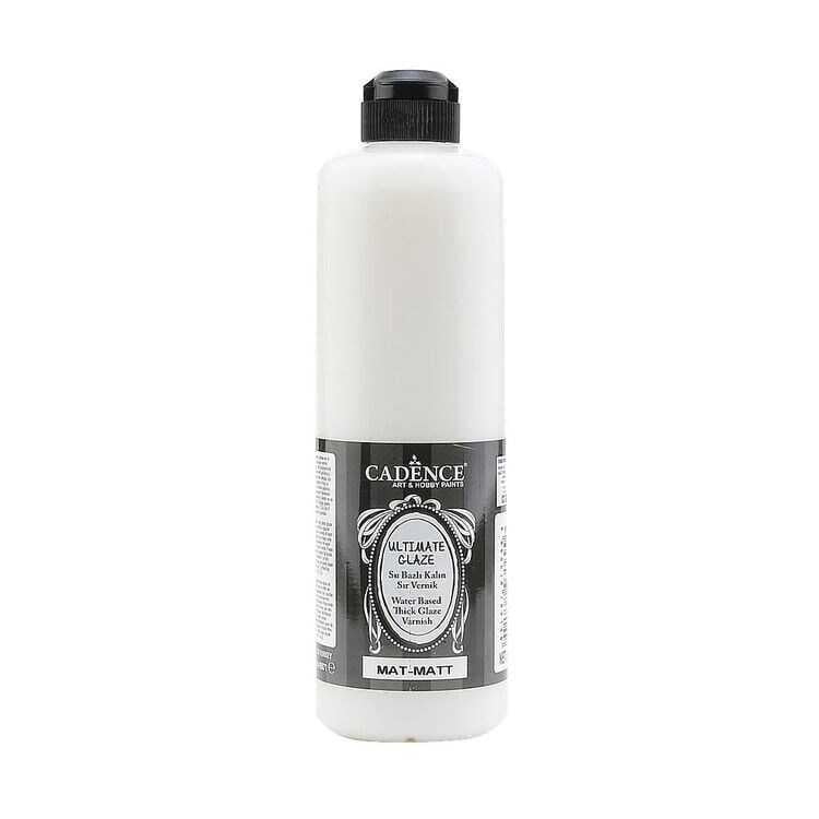 Cadence Ultimate Glaze Su Bazlı Sır Vernik MAT 500 ml