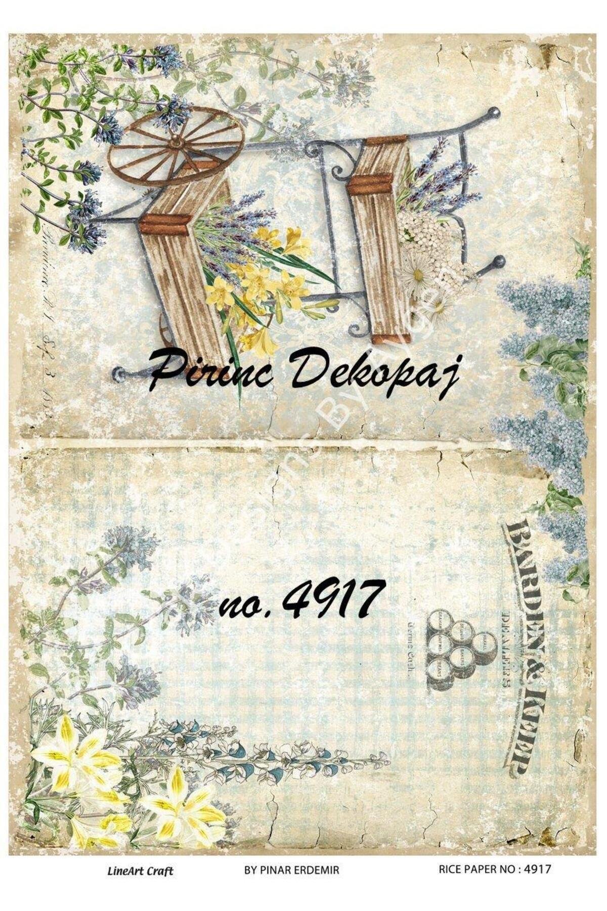 Lineart Pirinç Dekopaj Rice Paper 4917
