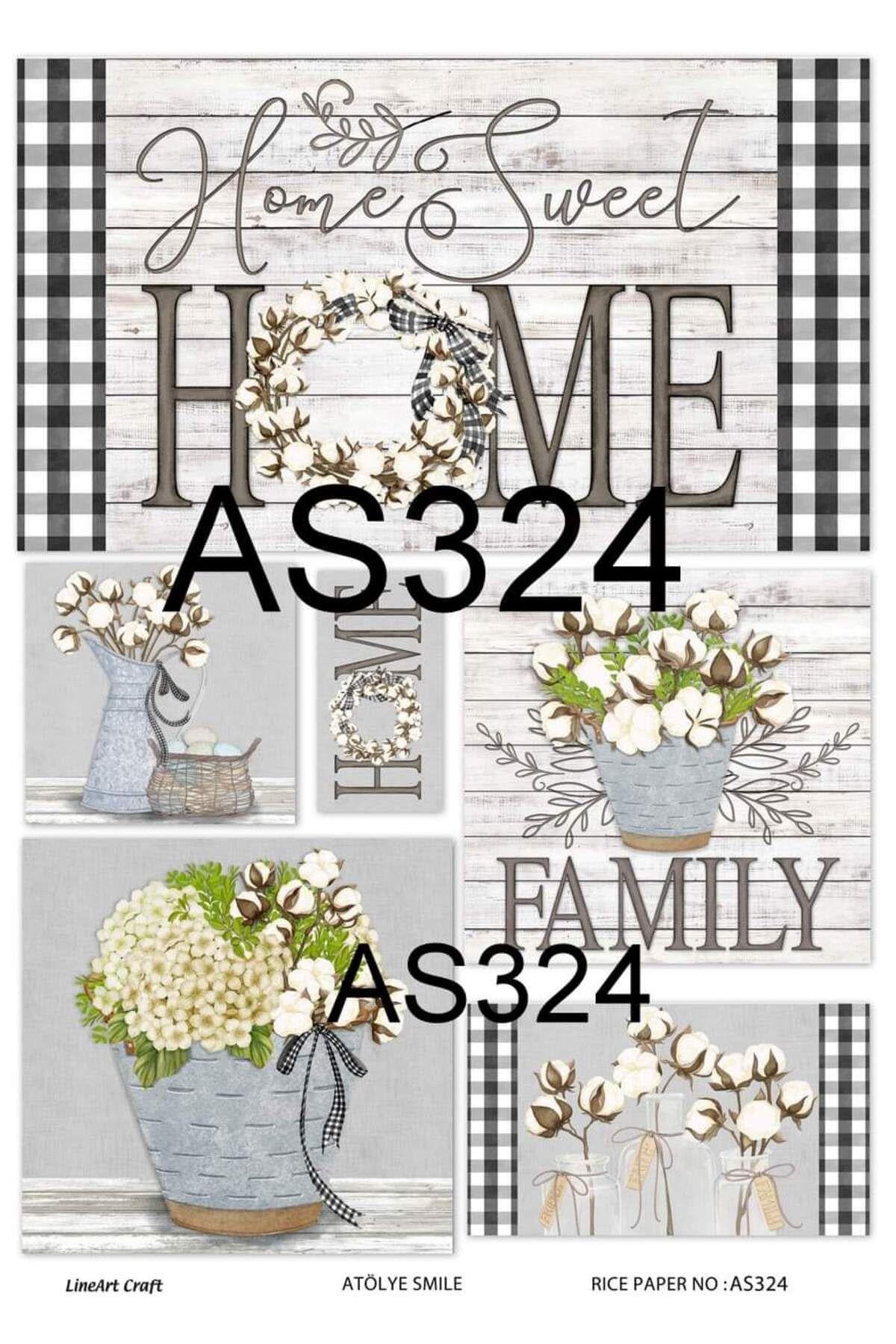 Lineart Pirinç Dekopaj Rice Paper AS324