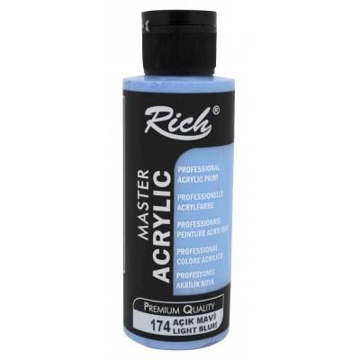 Rich 174 Açık Mavi 120 ml Akrilik Boya