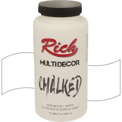 Rich Multi Decor Chalked Akrilik 4500 BEYAZ - 500cc