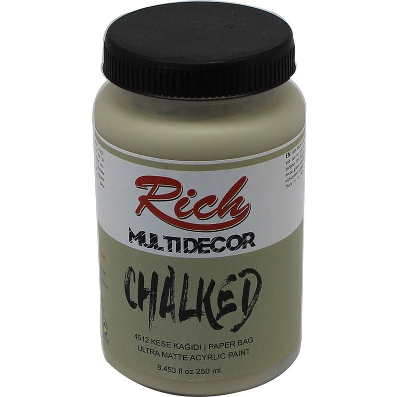 Rich Multi Decor Chalked Akrilik Boya 250 Cc Kese Kağıdı