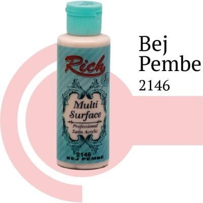 Rich Multi Surface 2146 BEJ PEMBE Akrilik Boya 120cc